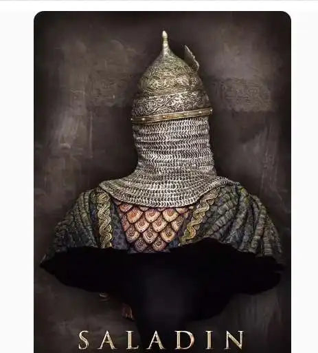 Saladin Medieval Sultan Warrior Resin Bust Figure - resin model view 2