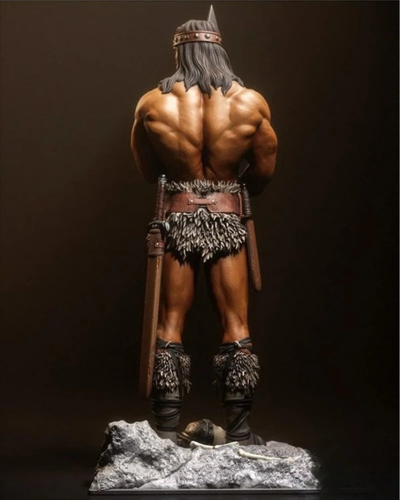 Barbarian Warrior with Sword 1/24 Scale Resin Figure - 1/24 resin model view 3