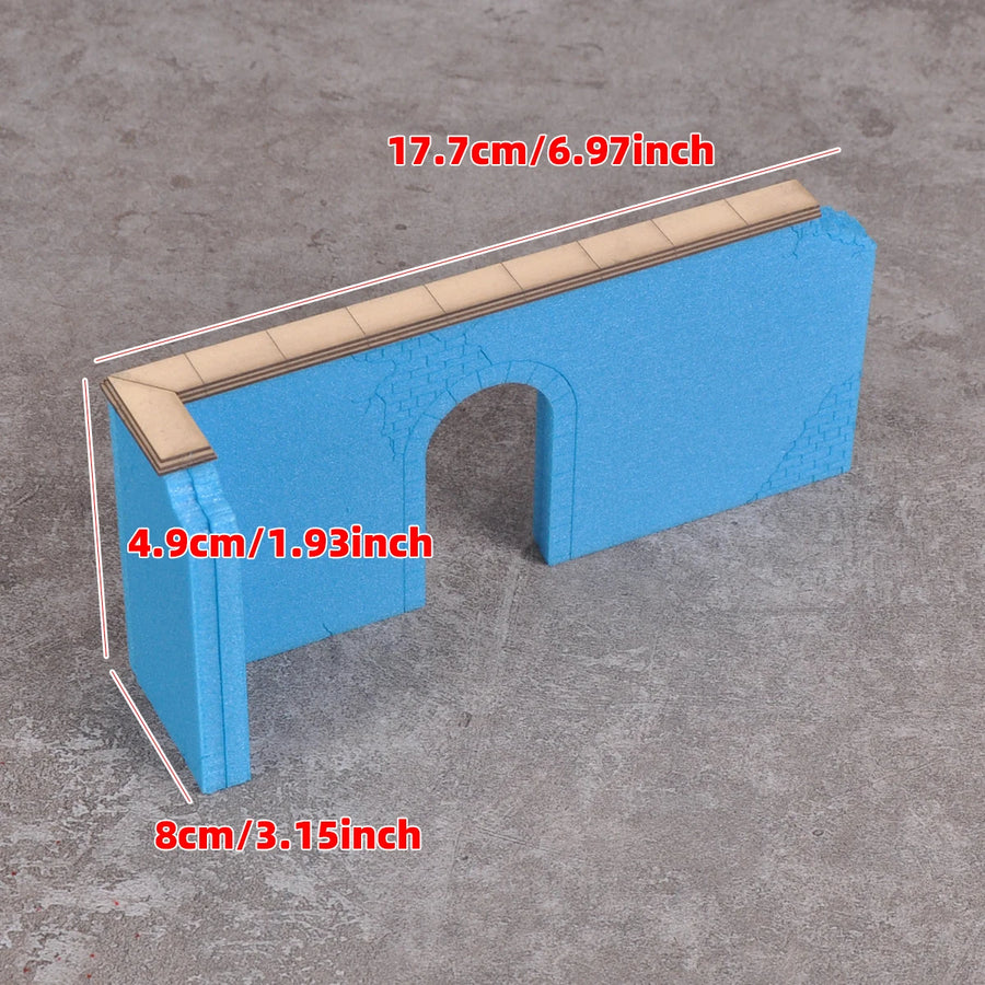 War Damaged House with Broken Wall 1/35 Resin Diorama Kit - 1/35 resin model view 2