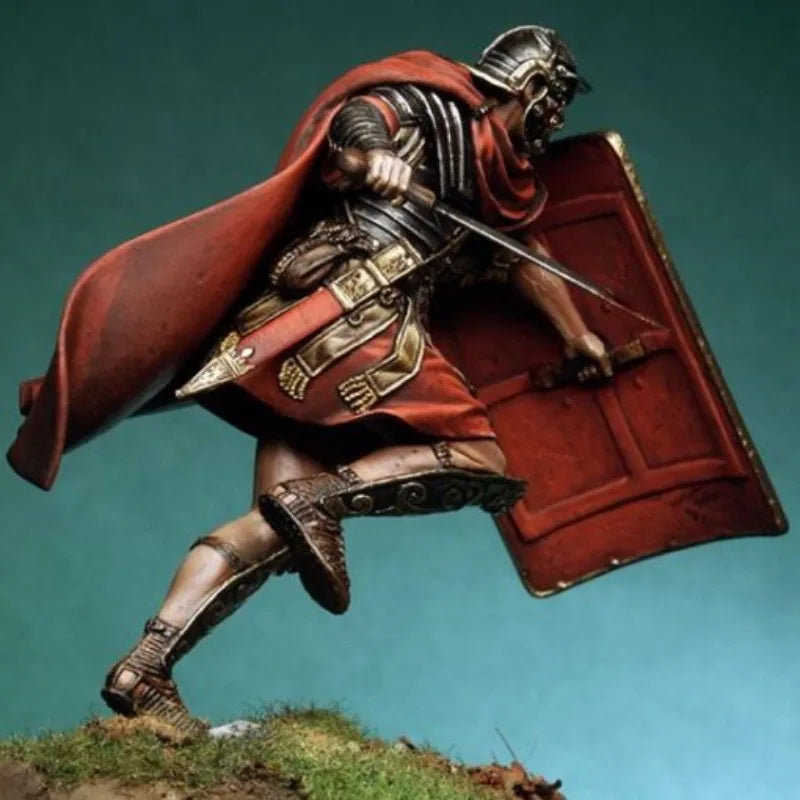 Roman Legionary Centurion with Shield 75mm Resin Figure - 75mm resin model view 2