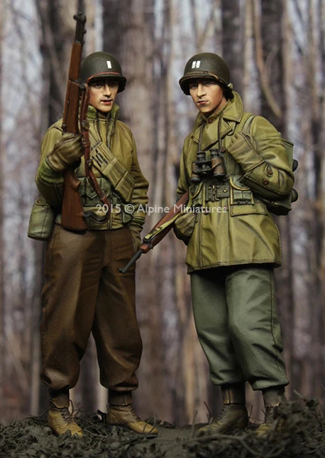 1/35 Model Kit Resin Kit WW2 US Infantry Set - 1/35 resin model