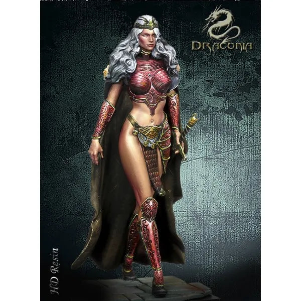 Cristal Queen Fantasy Warrior Resin Figure Kit - resin model view 3