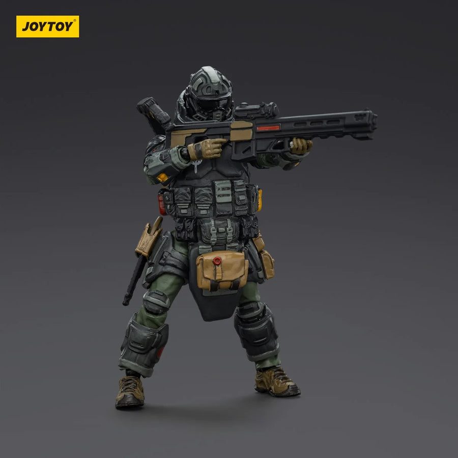 Sci-Fi Female Tactical Operator Dual Weapons 1/25 Resin Figure Kit - resin model view 4