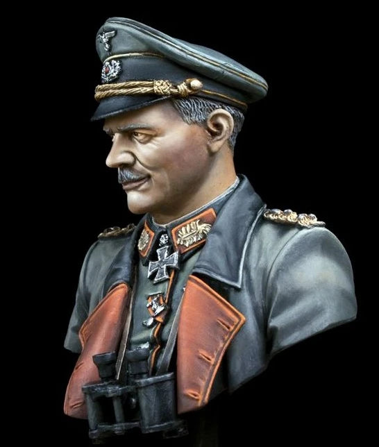 Heinz Guderian WWII German General Resin Bust Figure - resin model view 3
