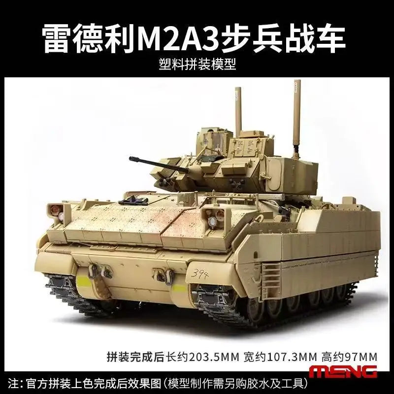 Modern US M2A3 Bradley Infantry Fighting Vehicle 1/35 Resin Model Kit - 1/35 resin model view 5