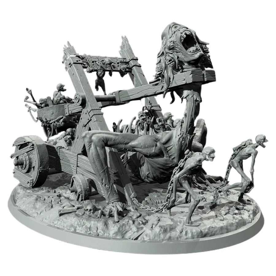Steampunk Biker Skeleton Crew 45mm Resin Diorama Figure Kit - 45mm resin model view 4