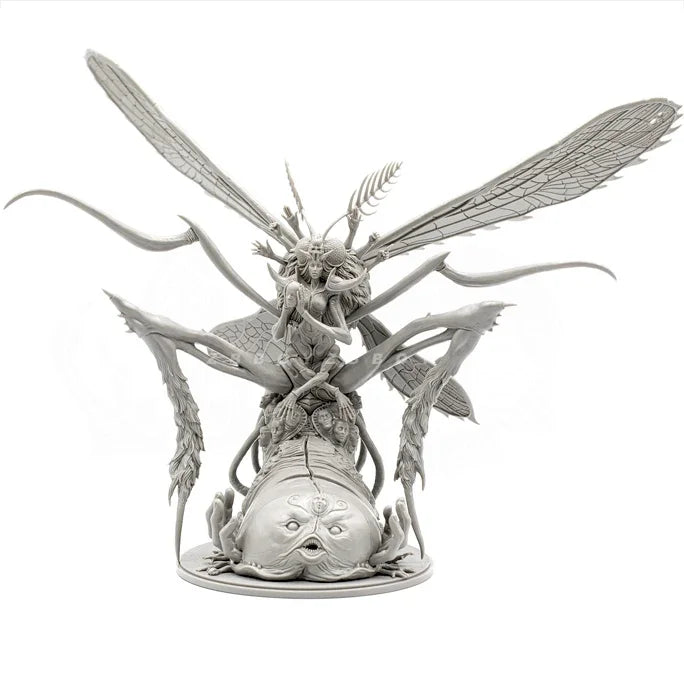Insectoid Queen Warrior with Wings 120mm Resin Figure Kit - 120mm resin model view 2