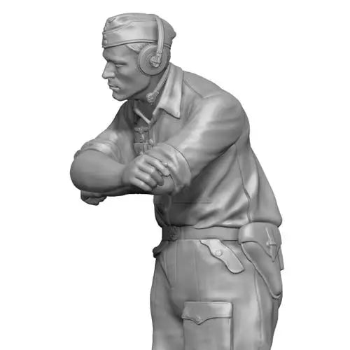 Vintage Aviator Pilot with Headset 1/16 Resin Figure Kit - 1/16 resin model view 2