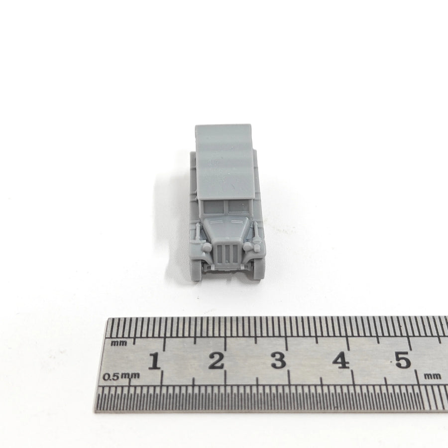 Sd.Kfz.10 German Armored Halftrack 1/144 Resin Model Kit - 1/144 resin model view 3