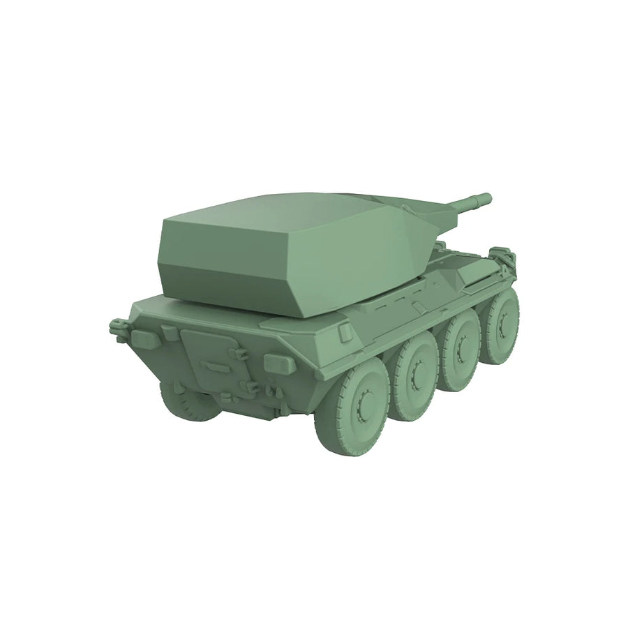 B1 Centauro 155mm Tank Destroyer 1/56 Scale Resin Model Kit - 1/56 resin model view 3