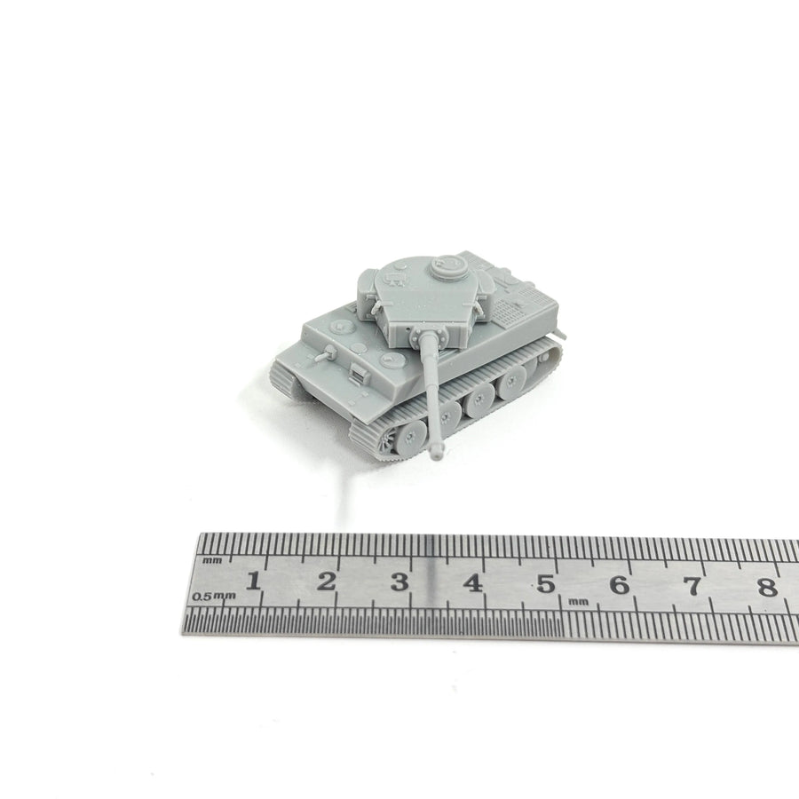 WWII German Tiger I Tank 1/144 Scale Resin Model Kit - 1/144 resin model view 2