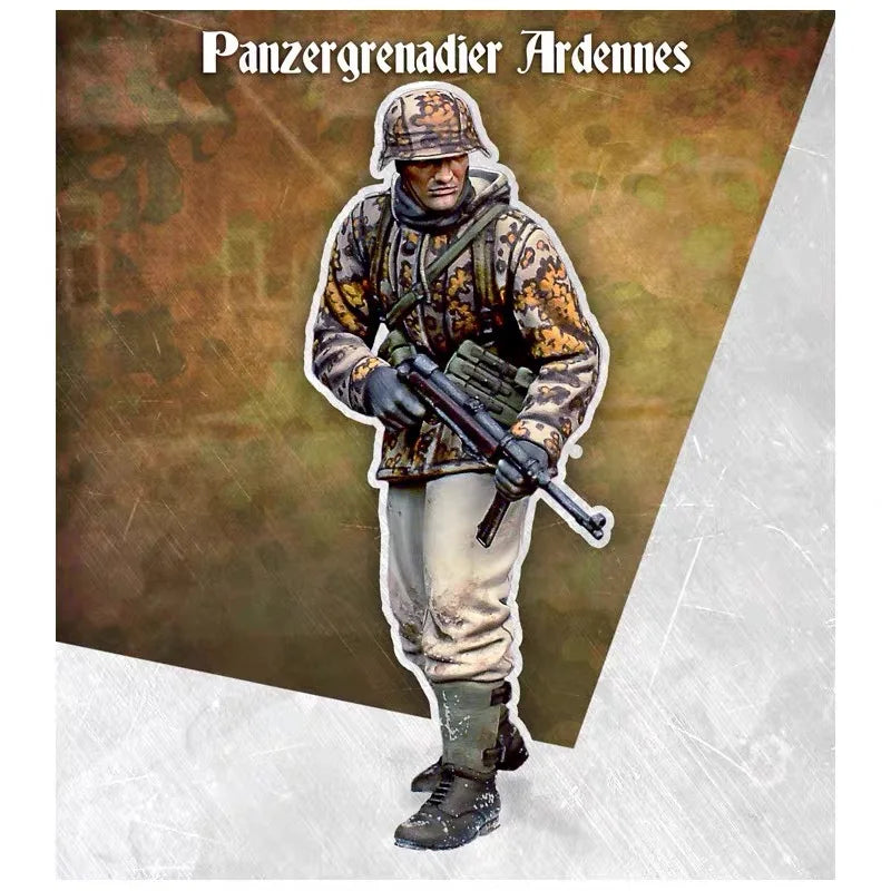 WWII German Soldier Commander 1:35 Resin Figure Kit - 1/35 resin model view 3