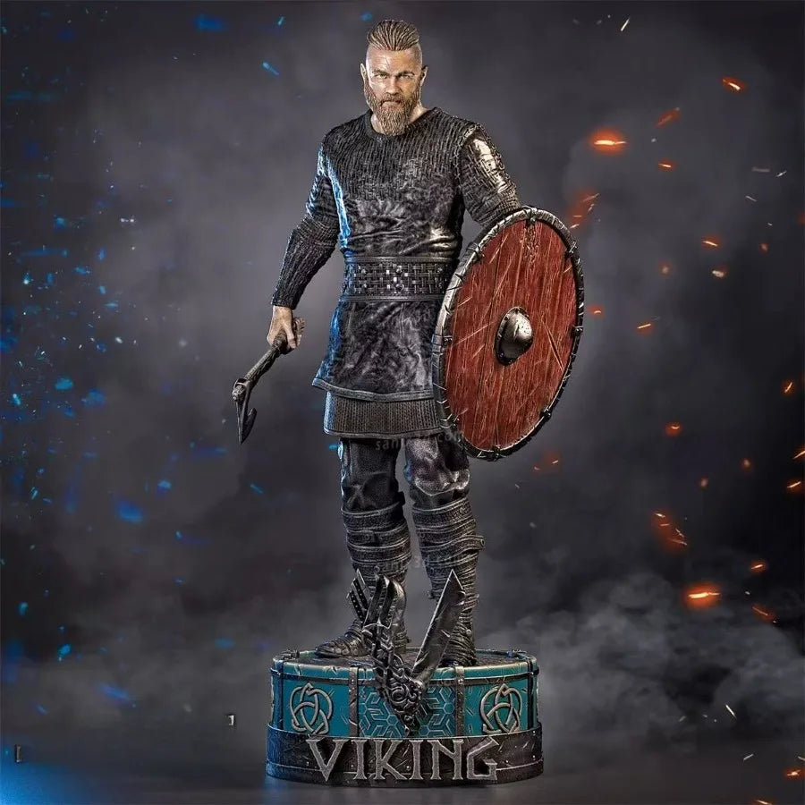 Viking Warrior with Shield 75mm Resin Figure Kit - 75mm resin model view 2