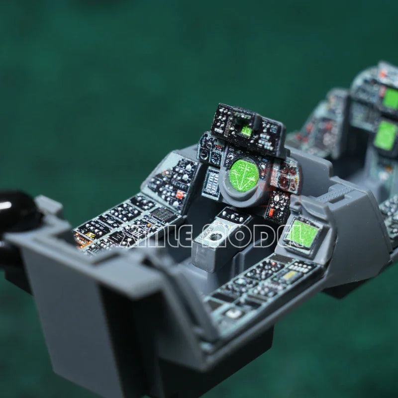 F-14 Tomcat Cockpit Instrument Panel 1/48 1/72 Resin Detail Kit - 1/48 resin model view 4