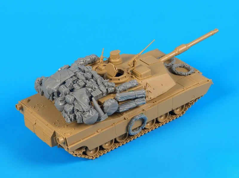 M1A2 Abrams Tank Stowage & Accessories Set 1/48 Resin Kit - 1/48 resin model view 2