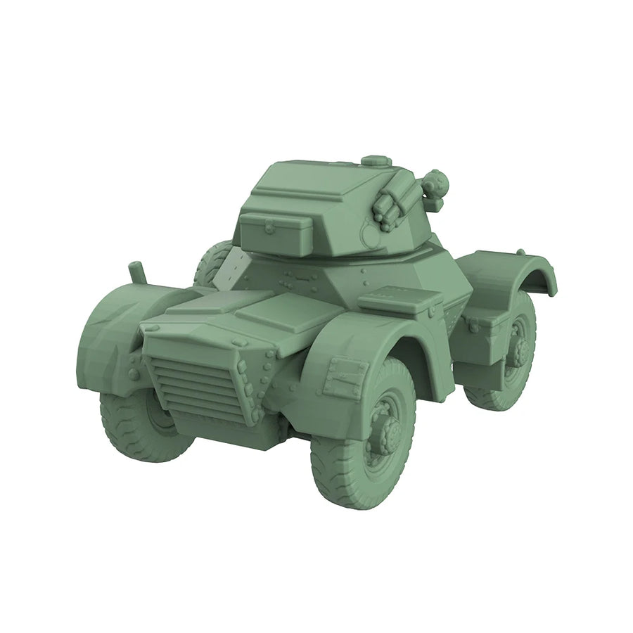 WWII British Daimler Armoured Car 1/72 Resin Vehicle Kit - resin model view 2