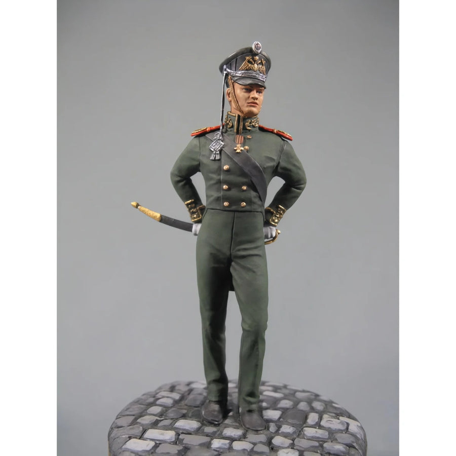 19th Century Imperial Military Officer Full Figure 54mm Resin Kit - resin model view 2