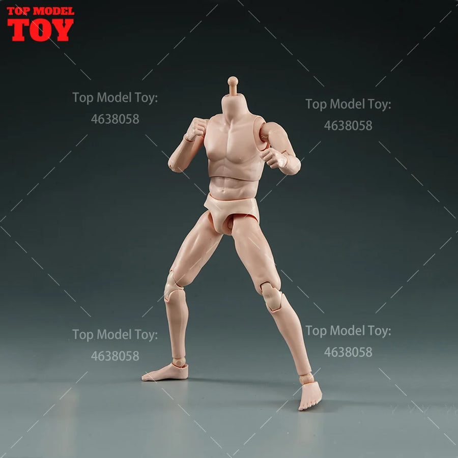 1/6 Scale Articulated Male Muscle Body Resin Figure with Flexible Joints - 1/6 resin model view 3