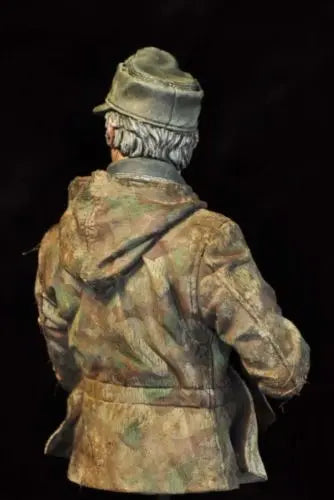 WWII German Afrika Korps Soldier 1/10 Resin Bust - 1/10 resin model view 4