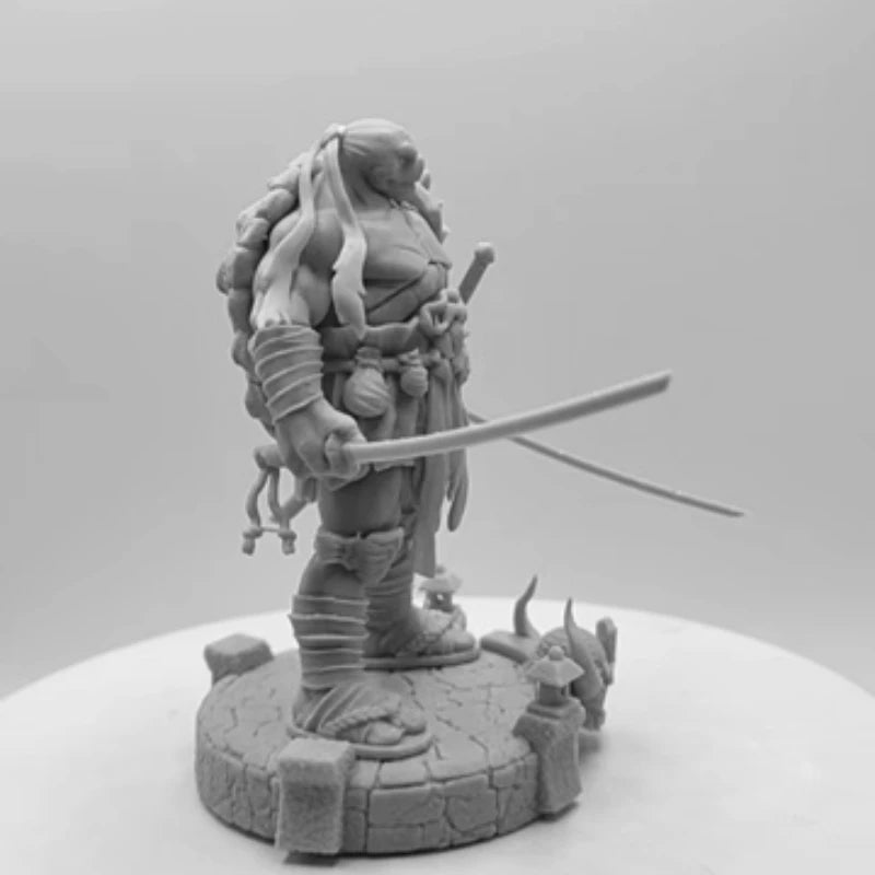 Turtle Hero Swordsman with Dual Swords 1/24 Resin Figure Kit - 1/24 resin model view 2
