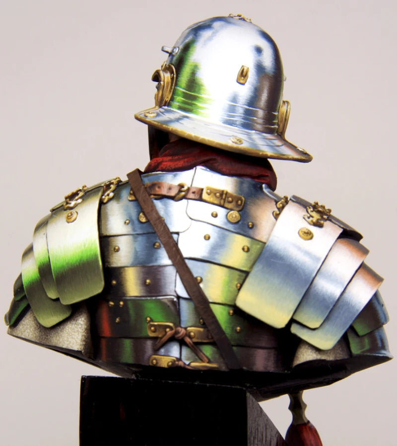 Roman Legionary Centurion 1/10 Resin Bust - 1/10 resin model view 4