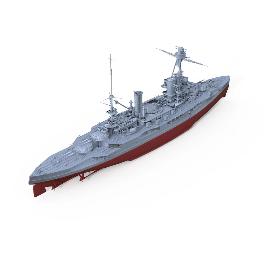French Bretagne Battleship 1/700 Resin Model Kit - 1/700 resin model view 2