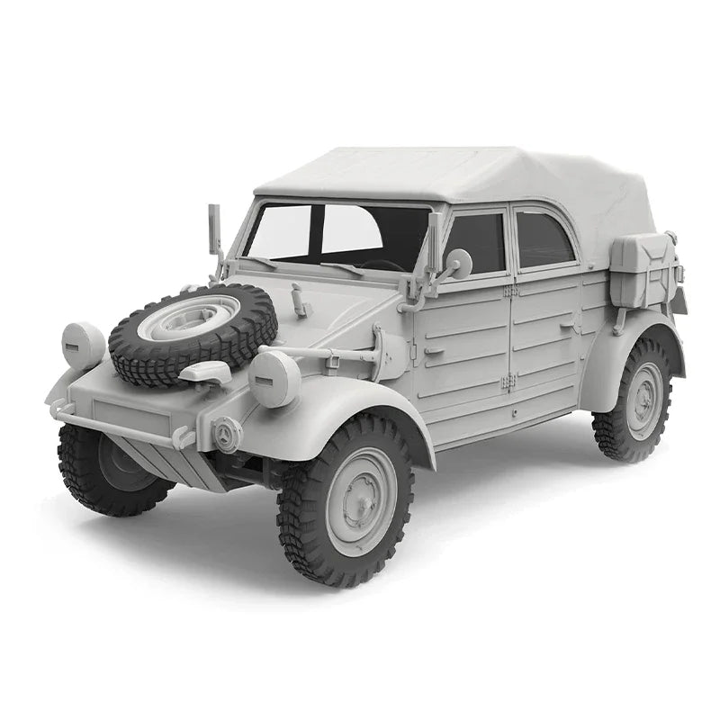 German Kübelwagen Type 82 Eastern Front 1/35 Resin Model Kit - 1/35 resin model view 6
