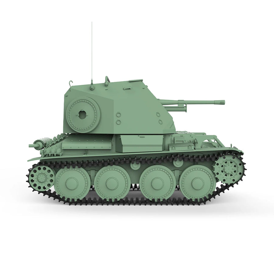 Soviet ZSU-37 Self-Propelled Anti-Aircraft Gun 1/48 Resin Vehicle Kit - resin model view 3