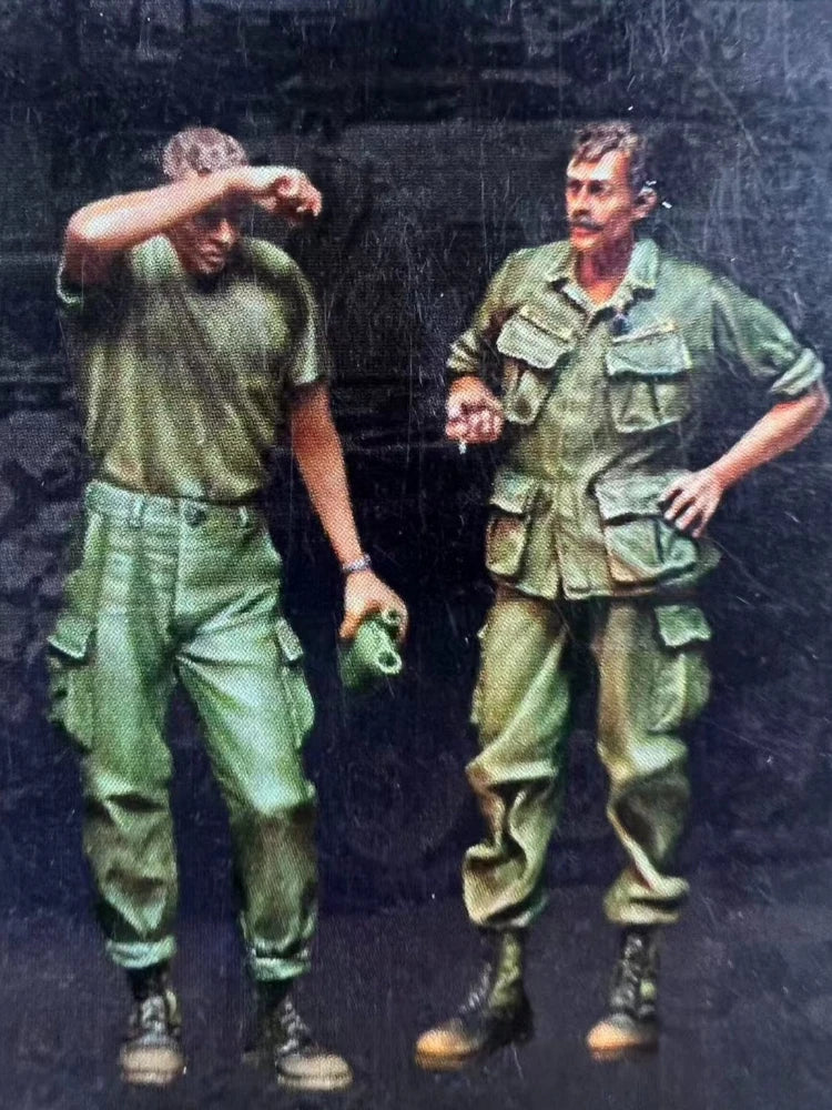 WWII US Army Tank Commander 1/35 Resin Figure Kit - 1/35 resin model view 2