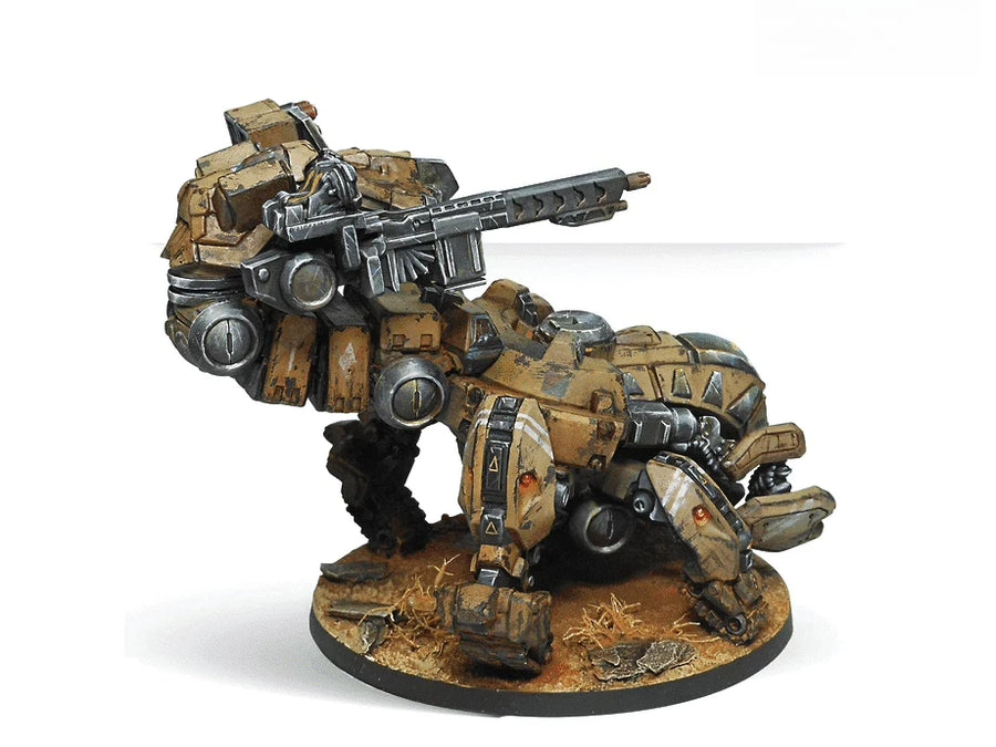Steampunk Exoskeleton Soldier with Shoulder Cannon 70mm Resin Figure Kit - resin model view 2