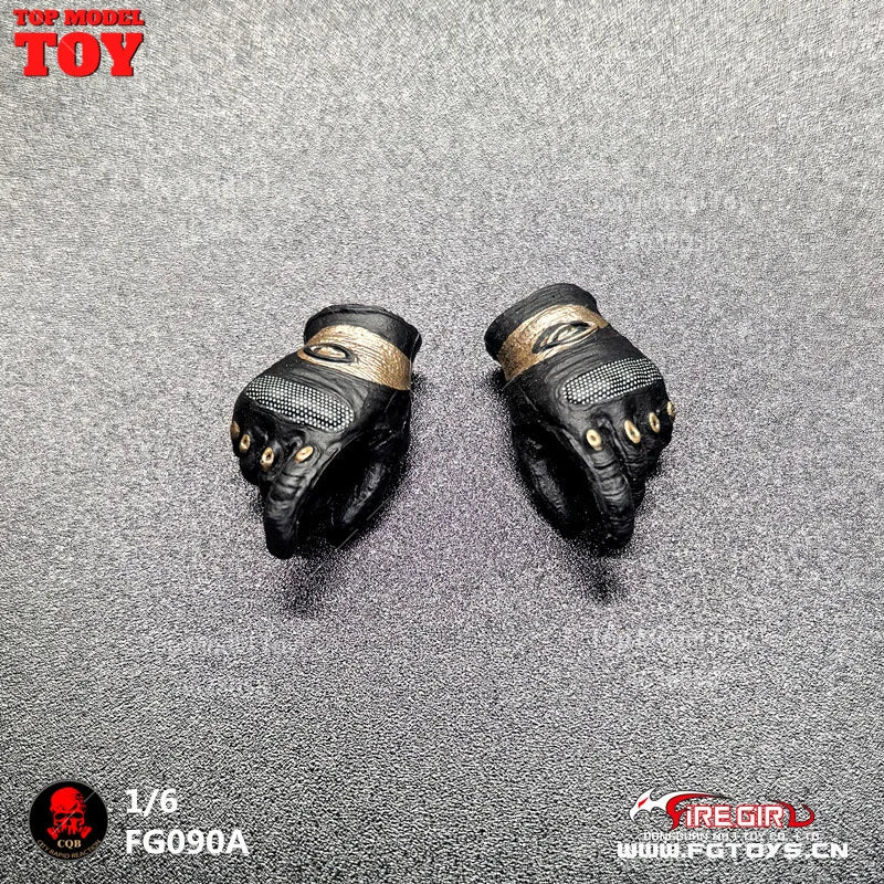 1/6 Scale Tactical Gloved Hands Resin Figure Accessory Set - Gun Holding Poses - 1/6 resin model view 2