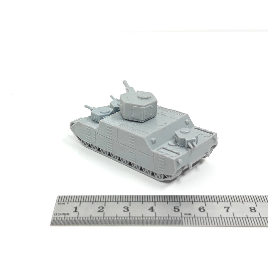 Type 120 O-I Super-Heavy Tank 1/144 Scale Resin Model Kit - 1/144 resin model view 5