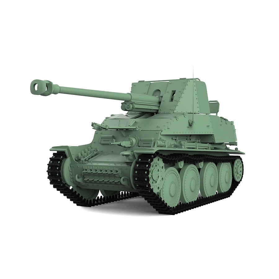 WWII German Panther Tank 1/56 Scale Resin Model Kit - 1/56 resin model view 2