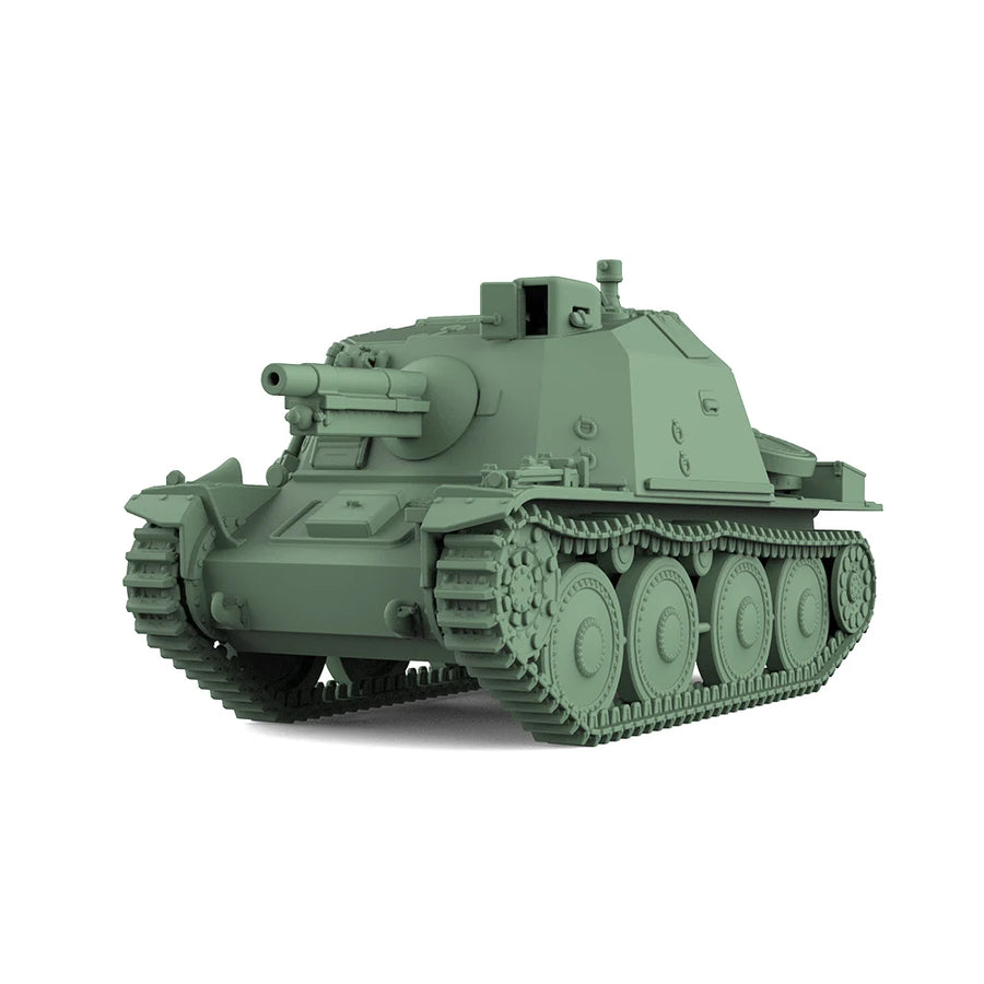 Swedish SAV m/43 Tank 1944 1/87 Resin Model Kit - 1/87 resin model view 2