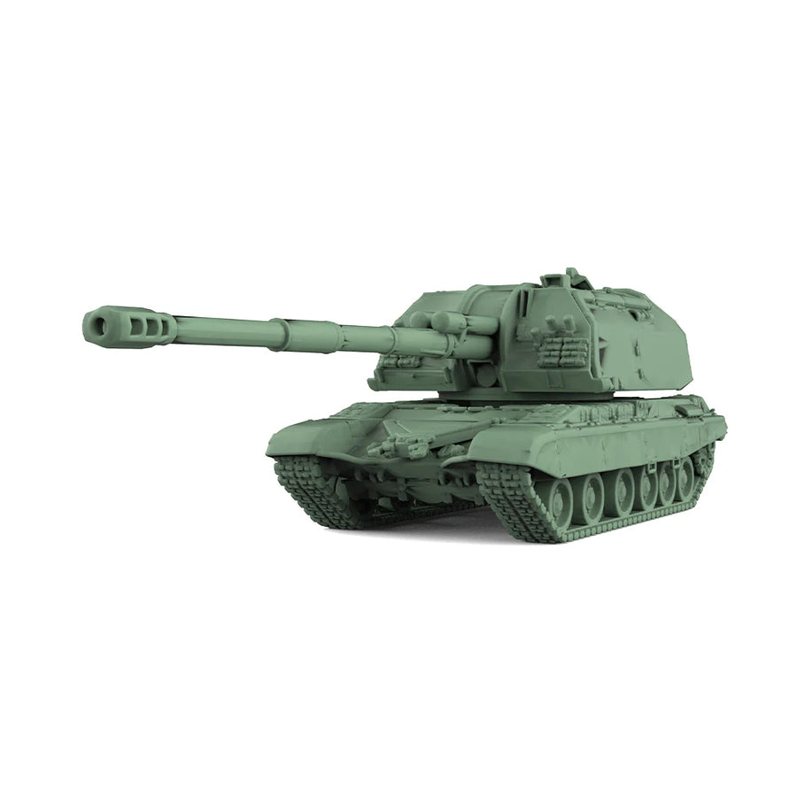 Soviet 2S19 Msta-S Main Battle Tank 1/220 Resin Model Kit - 1/220 resin model view 2