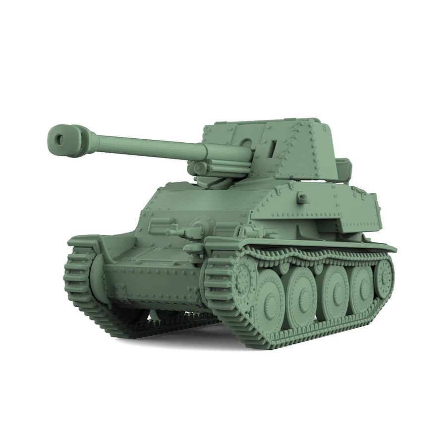 German Marder III Tank Destroyer 1/144 Resin Model Kit - 1/144 resin model view 2