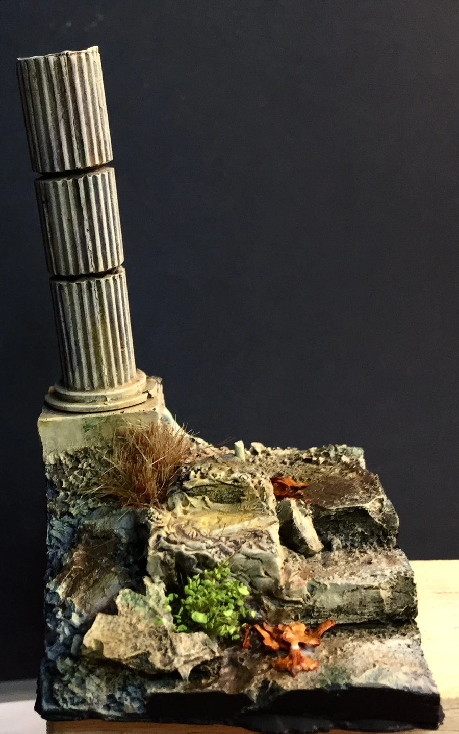 African Ruins Staircase Base 1/35 Resin Diorama Kit - 1/35 resin model view 3