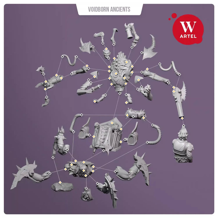 Fleshmaster Uriziel T'Bakkon Voidborn Ancients Resin Figure Kit - resin model view 2