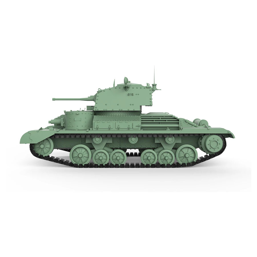 British A9 Cruiser Tank MkI 1/56 Resin Model Kit - 1/56 resin model view 4