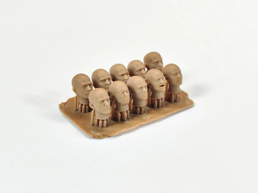 1/35 Scale Universal Soldier Head Set Resin Figure Parts - 10 Heads - 1/35 resin model view 2