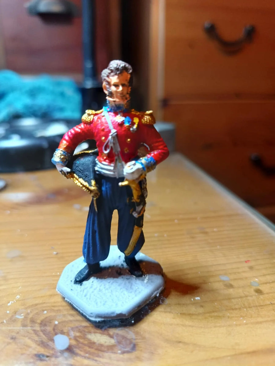 Napoleon's Egyptian Campaign French Officer 54mm Resin Figure - 54mm resin model view 2