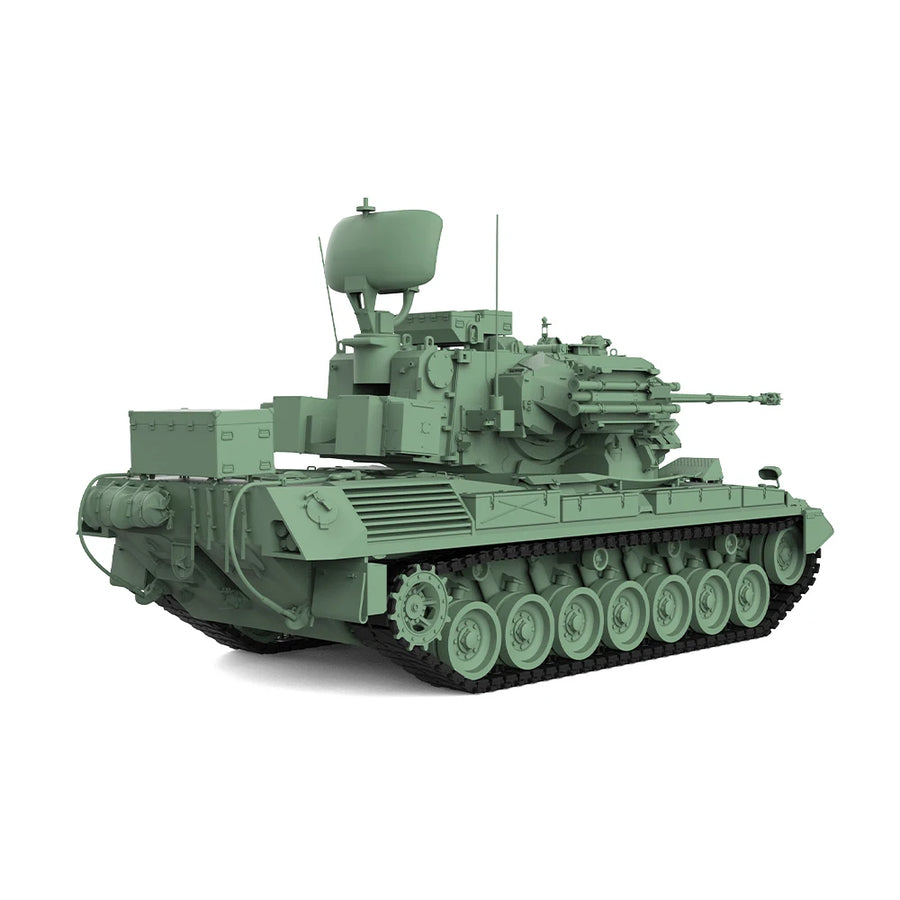 German Flakpanzer Gepard 1A2 SPAA 1/35 Resin Model Kit - 1/35 resin model view 3