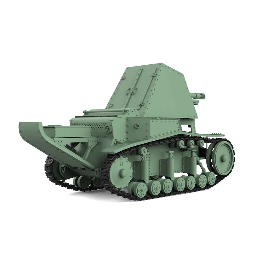 Soviet SU-18 Self-Propelled Gun 1/48 Scale Resin Model Kit - 1/48 resin model view 3