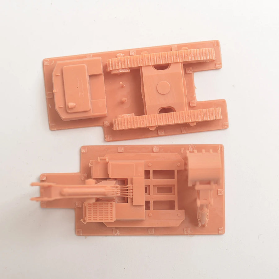 Crawler Excavator Track Model 1/87 Scale Resin Terrain Kit - 1/87 resin model view 2