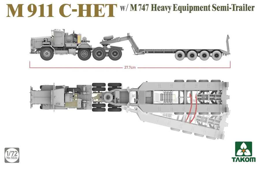 U.S. Army M816/M936 Military Wrecker Recovery Truck 1/72 Resin Vehicle Kit - resin model view 2