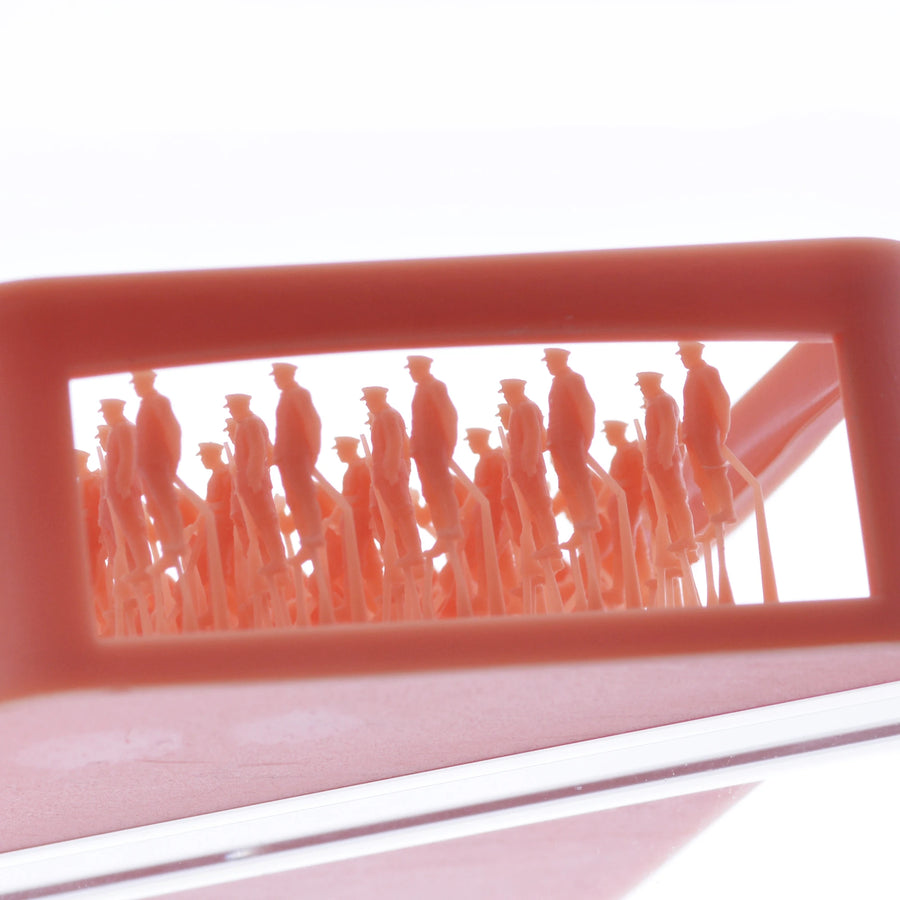 Crowd Diorama Base 60+ Figures 1/200 Scale Resin Terrain Kit - resin model view 3