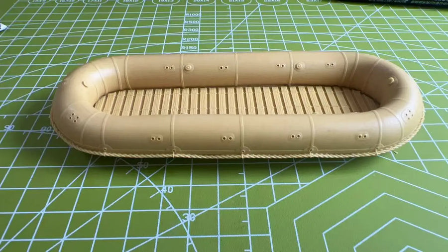 WWII Inflatable Kayak Resin Model Kit 1/35 Scale - 1/35 resin model view 2
