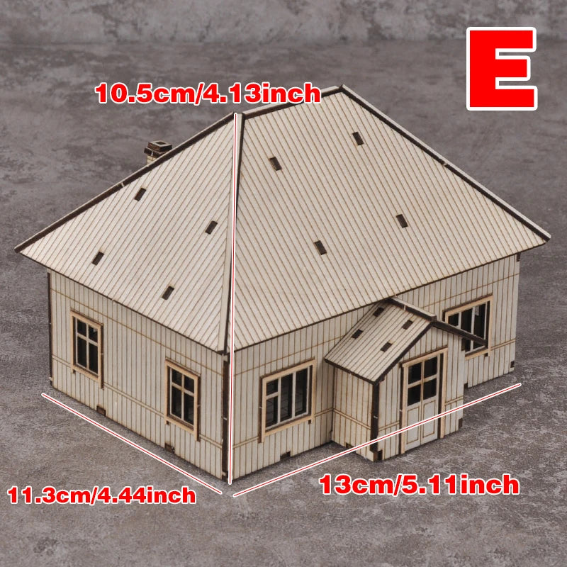 Eastern European Village House Shop 1/72 Resin Terrain Diorama Kit - 1/72 resin model view 6