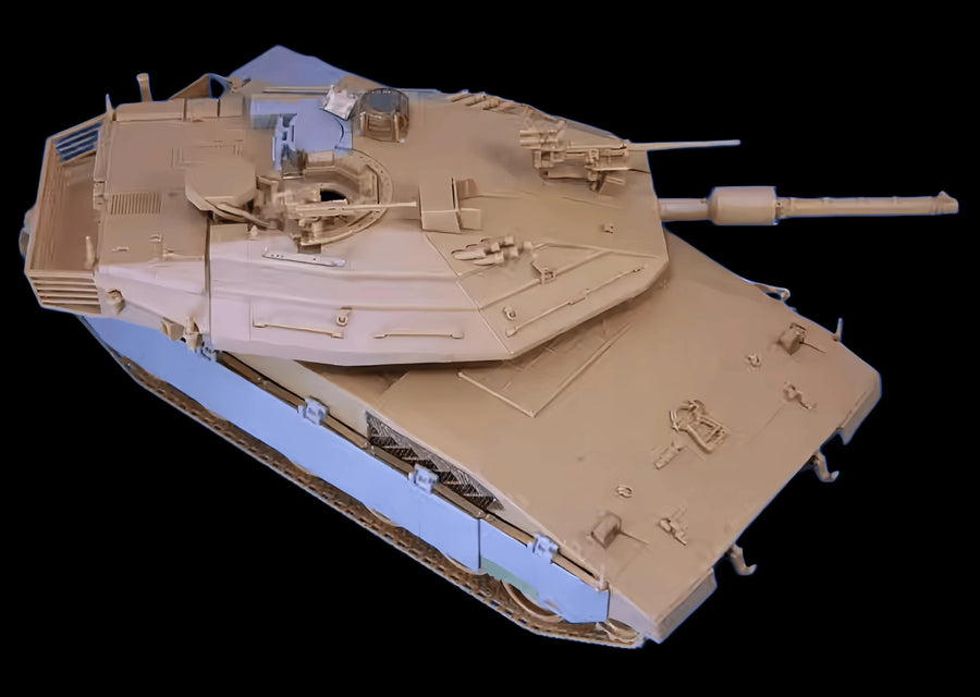 Merkava 4 LIC Tank 1/35 Resin Model Kit Parts Set - 1/35 resin model view 2