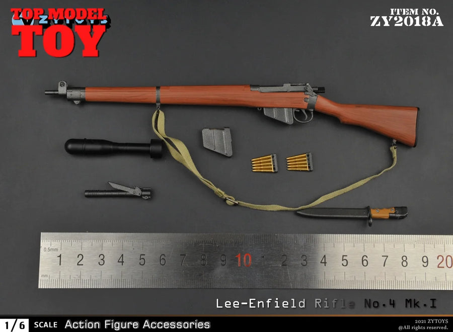 Lee-Enfield No.4 Mk.I Rifle Set 1/6 Resin Accessory Kit - 1/6 resin model view 3